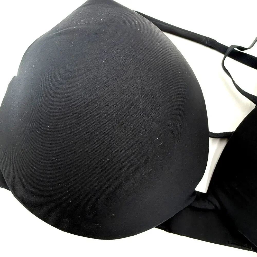 Skims Black Onyx Customfit 2 in 1 Push-Up Bra NWOT Size 34D - Picture 2 of 5